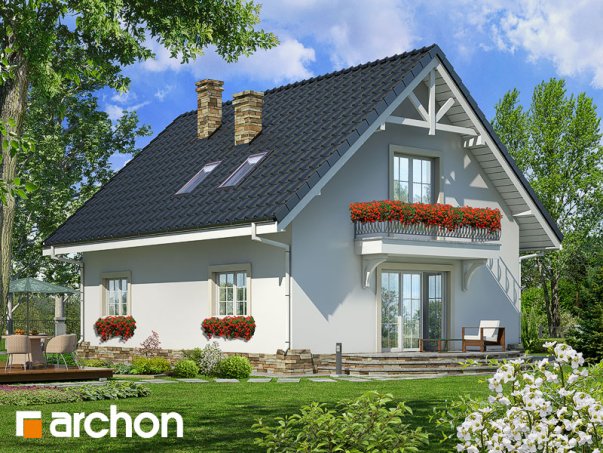 Проект дома Дом в люцерне 2 вер.2 - 2 С мансардным этажом дома в Киеве