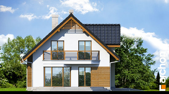 Проект дома Дом в бархатцах 2 (Н) вер.2 - 5 С мансардным этажом дома в Киеве