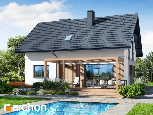 Проект дома Дом в вистерии 8 - 2 С мансардным этажом дома в Киеве