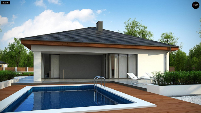 Проект дома U333 - 5 Одноэтажные дома в Киеве