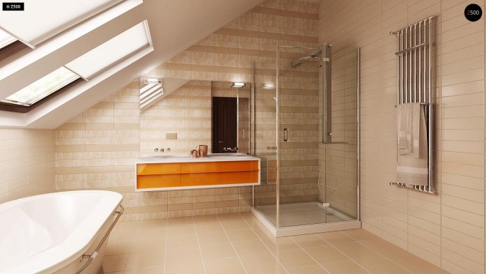 Проект дома U222 - 18 С мансардным этажом дома в Киеве