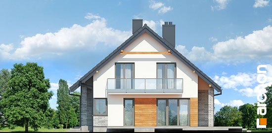 Проект дома Дом в аурорах 2 - 4 С мансардным этажом дома в Киеве