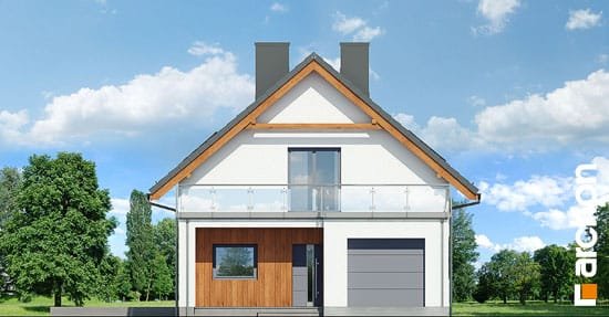 Проект дома Дом под хикорой 2 - 3 С мансардным этажом дома в Киеве