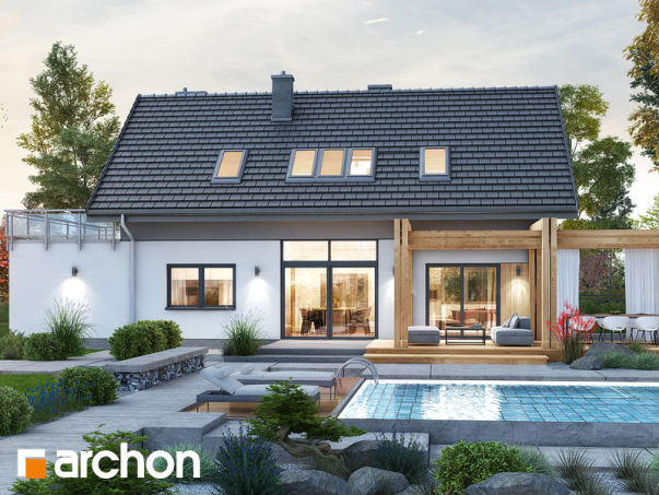 Проект дома Дом в силене (Г) - 1 С мансардным этажом дома в Киеве