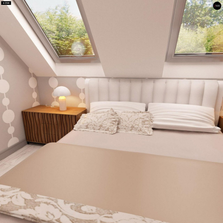 Проект дома U216 - 14 С мансардным этажом дома в Киеве