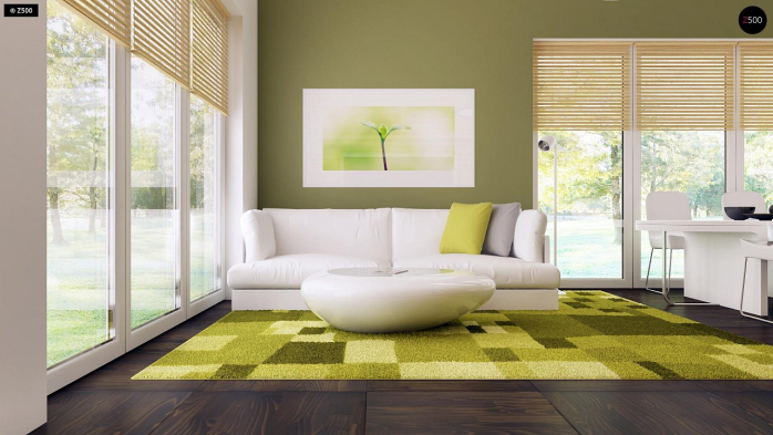 Проект дома U202 - 4 Одноэтажные дома в Киеве