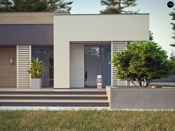 Проект дома Ux65 - 7 Одноэтажные дома в Киеве