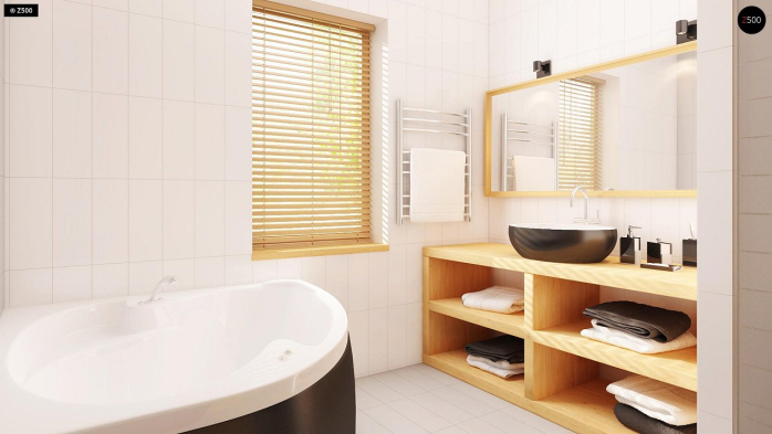 Проєкт будинку U10 stu 30 - З мансардним поверхом дома у Києві