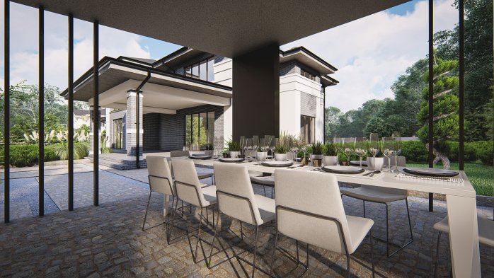 Проект дома Uu13 - 6 Двухэтажные дома в Киеве