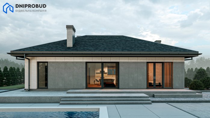 Проєкт будинку DB 54 - Одноповерхові дома у Києві