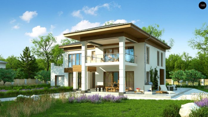 Проект дома Uu201 - 2 Двухэтажные дома в Киеве