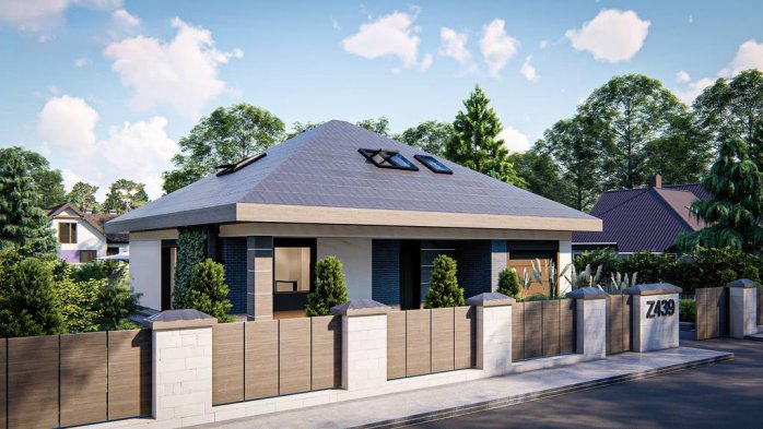 Проект дома U439 - 6 С мансардным этажом дома в Киеве