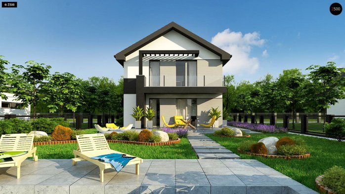 Проект дома U372 - 6 Двухэтажные дома в Киеве