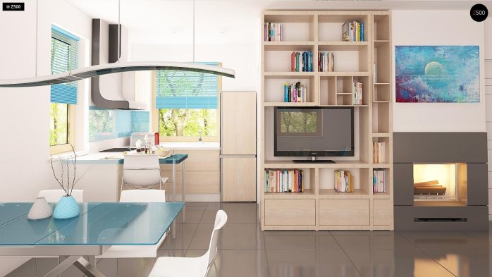 Проект дома U212 GL - 7 С мансардным этажом дома в Киеве