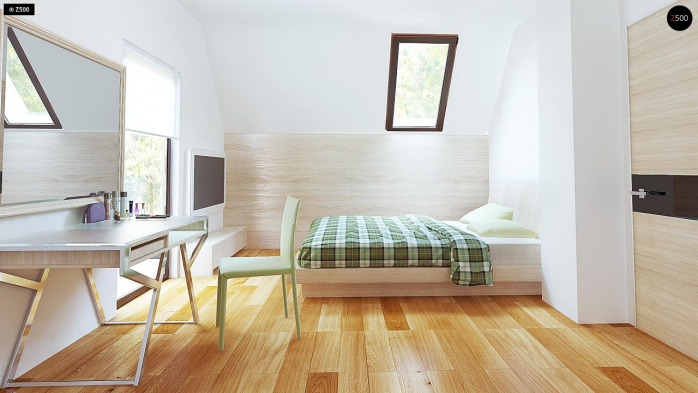 Проект дома U149 - 8 С мансардным этажом дома в Киеве