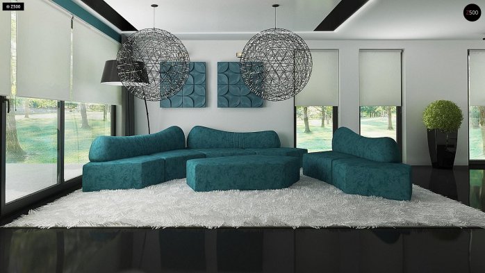 Проєкт будинку Ux22 - Двоповерхові дома у Києві