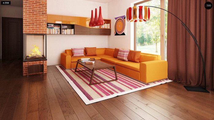 Проект дома U222 - 5 С мансардным этажом дома в Киеве