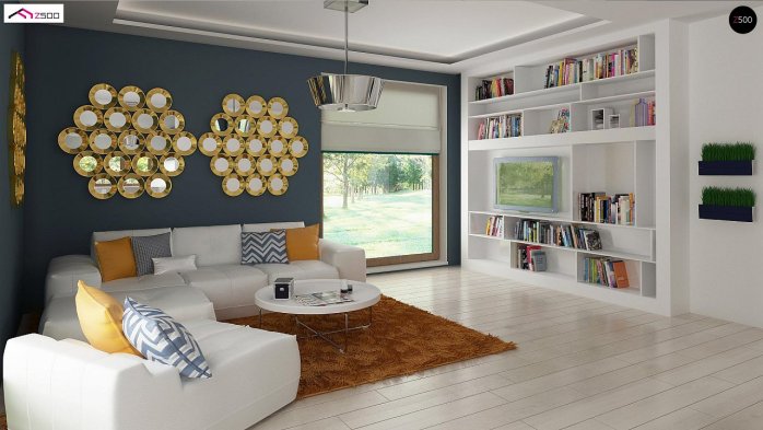 Проект дома U258 - 6 Одноэтажные дома в Киеве