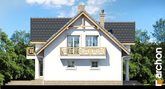 Проект дома Дом в мирабелле вер.2 - 5 С мансардным этажом дома в Киеве
