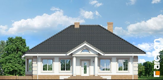 Проект дома Дом под красной рябиной 4 вер.2 - 3 Одноэтажные дома в Киеве