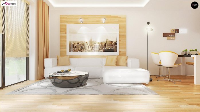 Проєкт будинку U98 WP GP2 - Одноповерхові дома у Києві