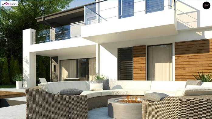 Проєкт будинку U404 - Двоповерхові дома у Києві