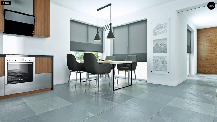 Проект дома U283 - 6 С мансардным этажом дома в Киеве