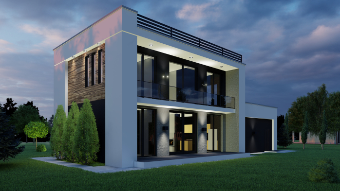 Проект дома DBT 227 - 9 Двухэтажные дома в Киеве