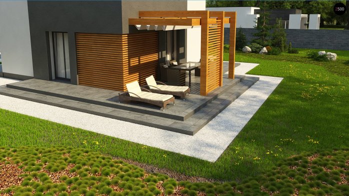 Проект дома Ux73 - 10 Двухэтажные дома в Киеве