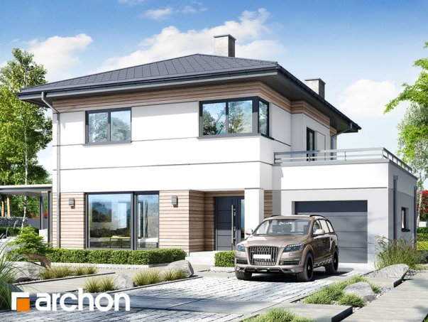 Проект дома Вилла Адрианна 2 - 1 Двухэтажные дома в Киеве