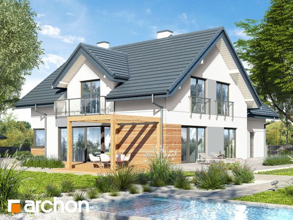 Проект дома Дом в гортензиях 2 (Г2) - 2 С мансардным этажом дома в Киеве