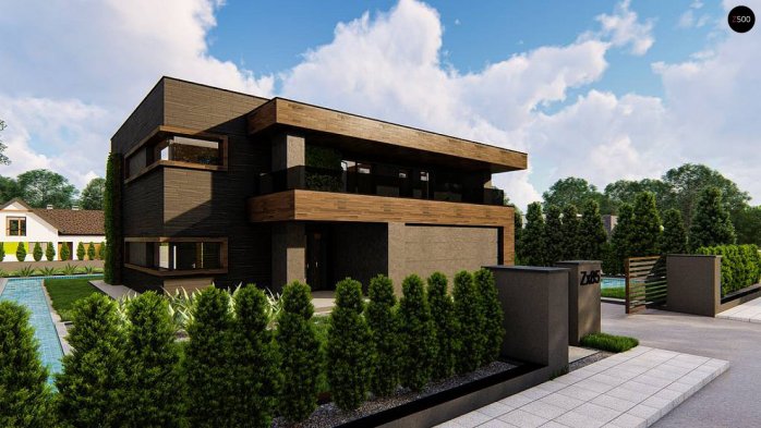 Проект дома Ux85 - 4 Двухэтажные дома в Киеве