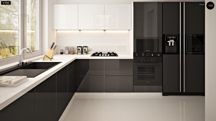 Проект дома U119 - 8 С мансардным этажом дома в Киеве