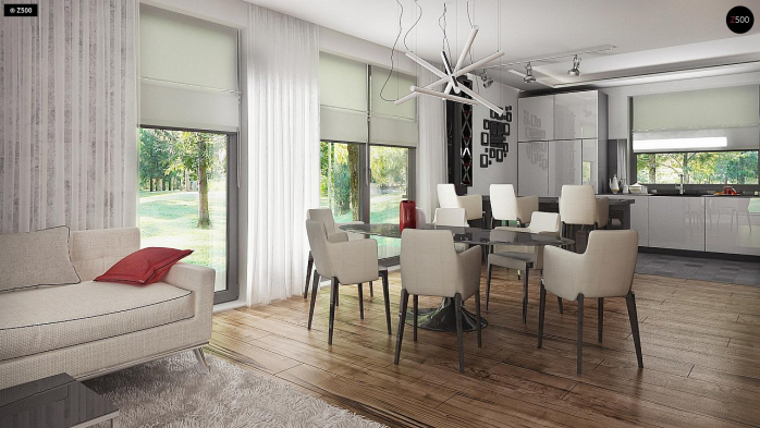 Проект дома U379 - 11 Одноэтажные дома в Киеве