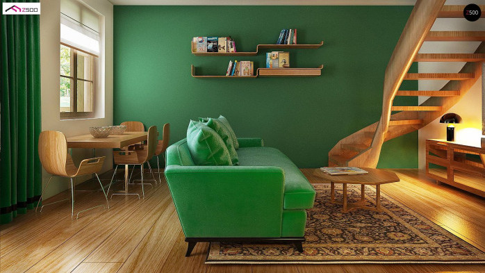 Проект дома U30 L bl - 9 С мансардным этажом дома в Киеве