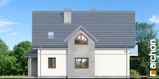 Проект дома Дом в фуксиях вер.2 - 5 С мансардным этажом дома в Киеве