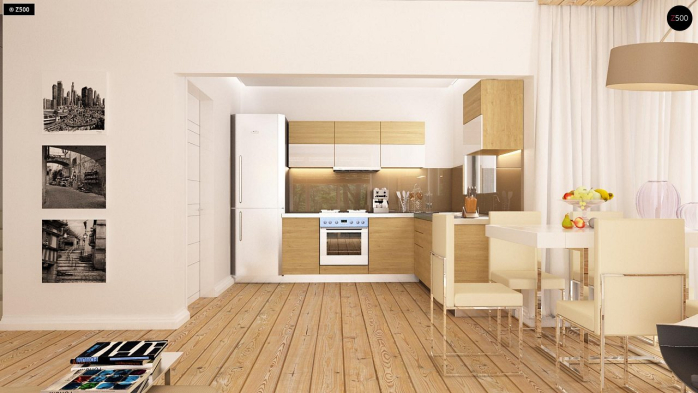 Проект дома U265 - 9 С мансардным этажом дома в Киеве