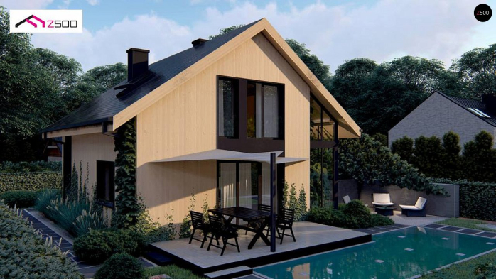 Проект дома U470 - 3 С мансардным этажом дома в Киеве