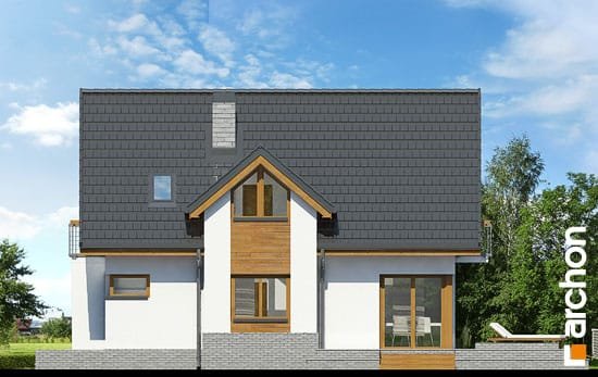 Проект дома Дом в абрикосах (H) вер.2 - 4 С мансардным этажом дома в Киеве