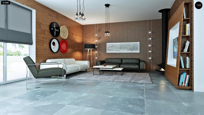 Проект дома U283 - 4 С мансардным этажом дома в Киеве