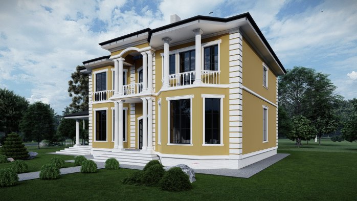 Проєкт будинку DBT 568 - Двоповерхові дома у Києві