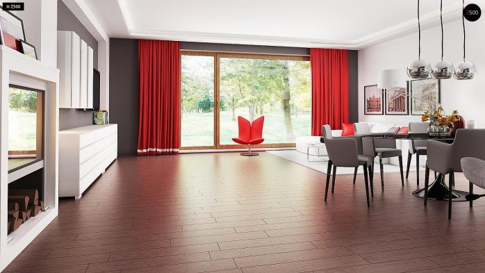 Проект дома U52 - 4 Одноэтажные дома в Киеве