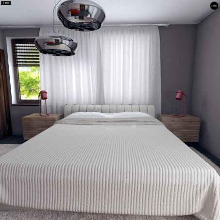 Проект дома Ur5 - 18 С мансардным этажом дома в Киеве