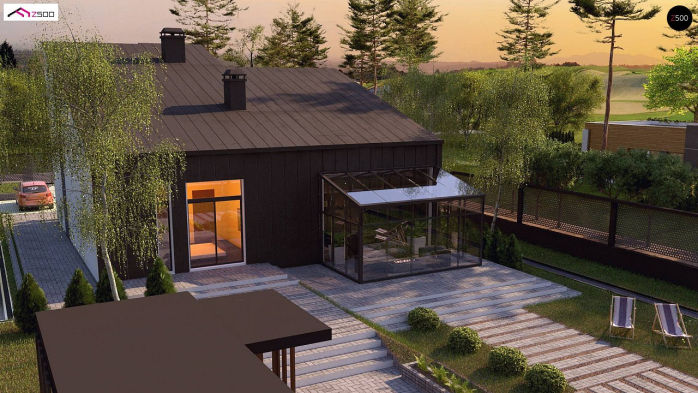 Проект дома U450 - 6 Двухэтажные дома в Киеве