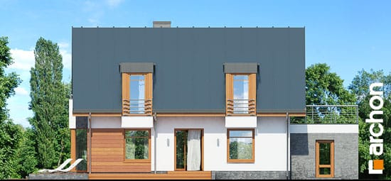 Проект дома Дом в пассифлоре вер.2 - 6 С мансардным этажом дома в Киеве