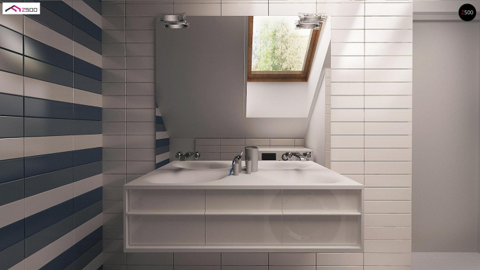 Проект дома U217 - 13 С мансардным этажом дома в Киеве