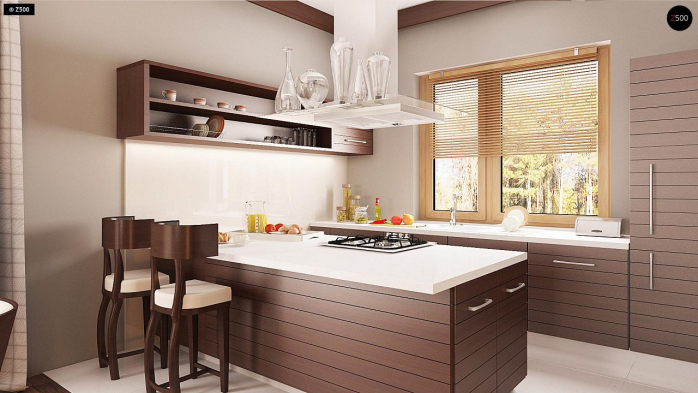 Проект дома U199 - 7 Одноэтажные дома в Киеве