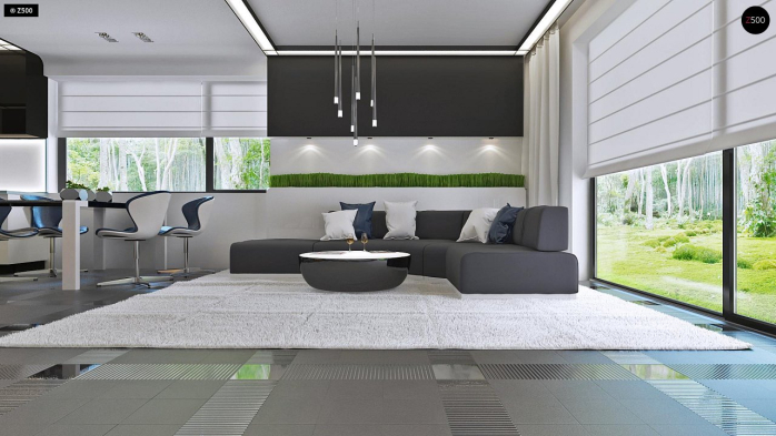 Проект дома U273 Ph+ st - 7 С мансардным этажом дома в Киеве