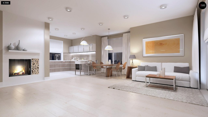 Проект дома U102 - 4 С мансардным этажом дома в Киеве