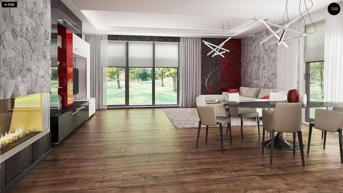 Проект дома U379 - 9 Одноэтажные дома в Киеве